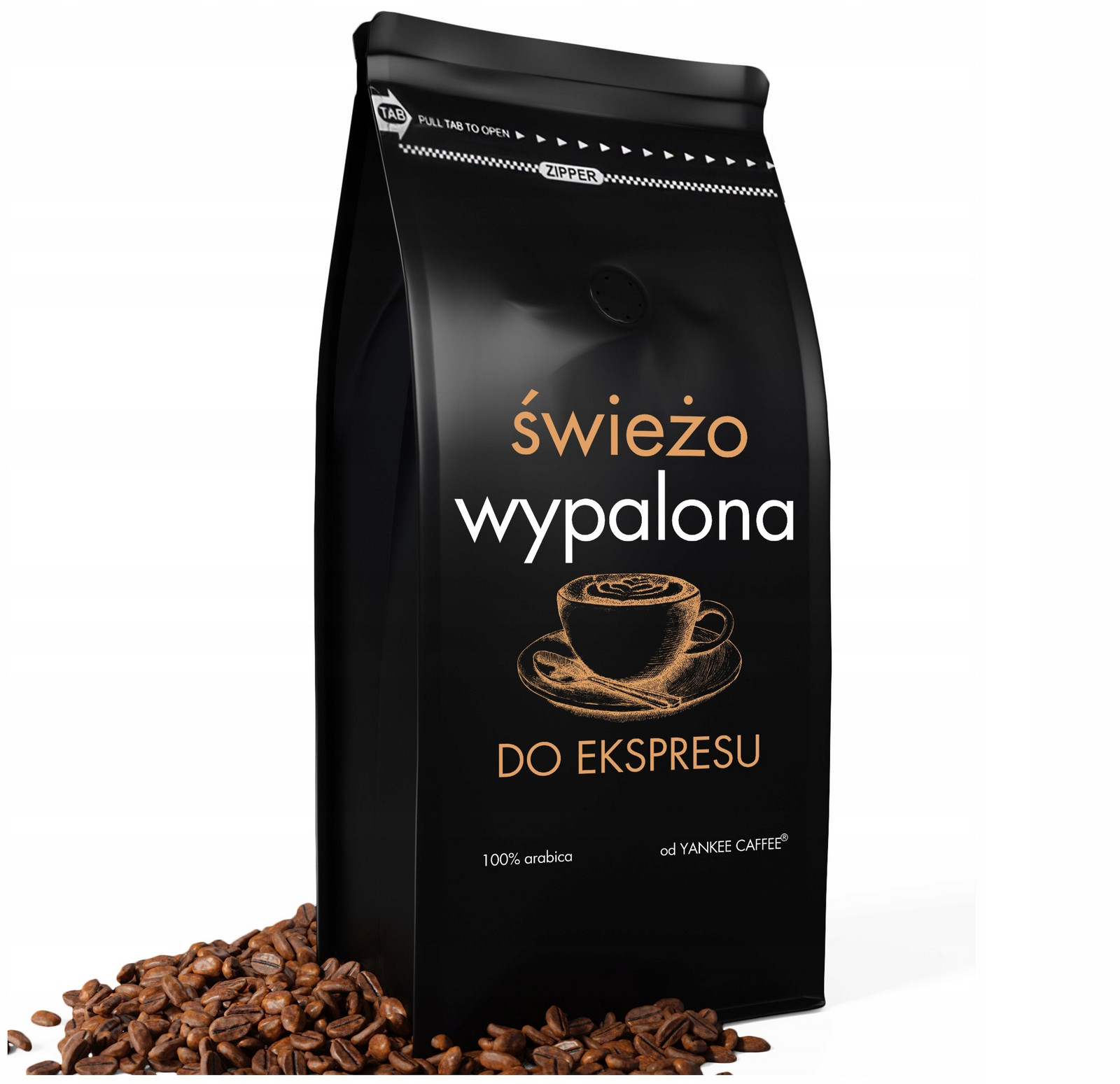 Káva zrnková 100% Arabica Čerstvě Pražená Do Kávovaru 1kg