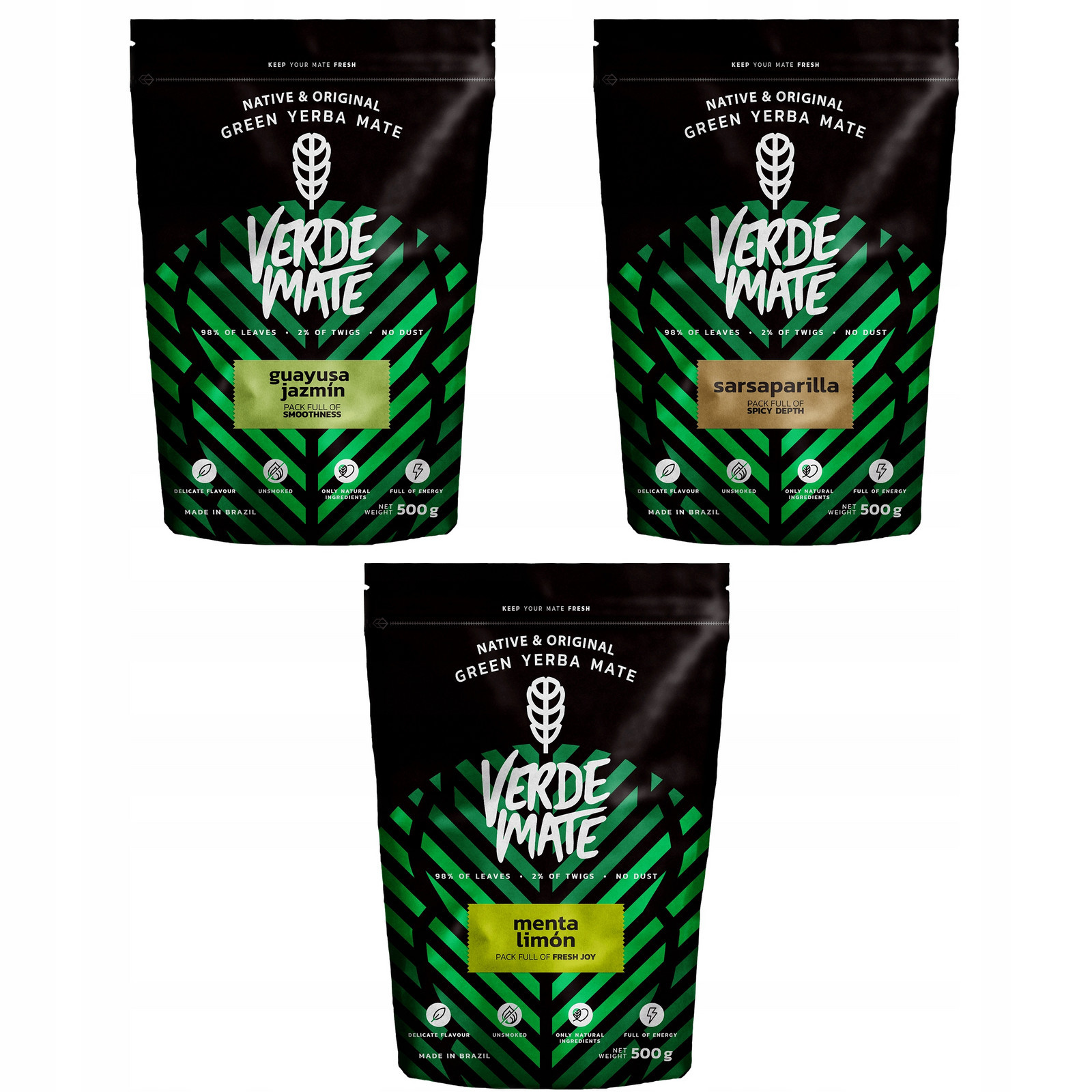Trio Yerba Verde Mate na Start pro začátečníky