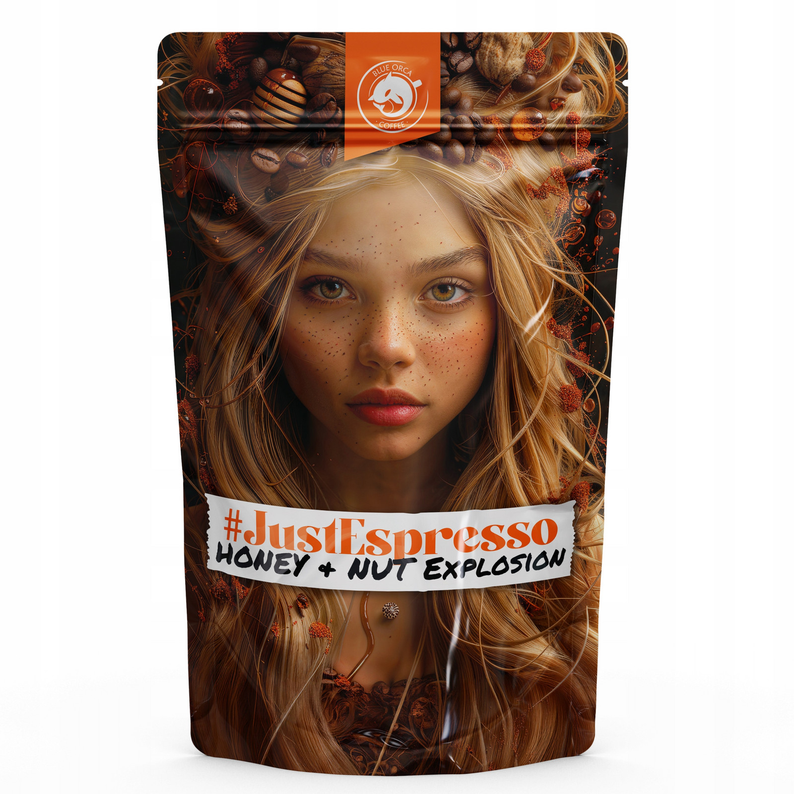 Limitovaná edice Speciality Honey & Nuts Káva zrna 500g Blue Orca Coffee