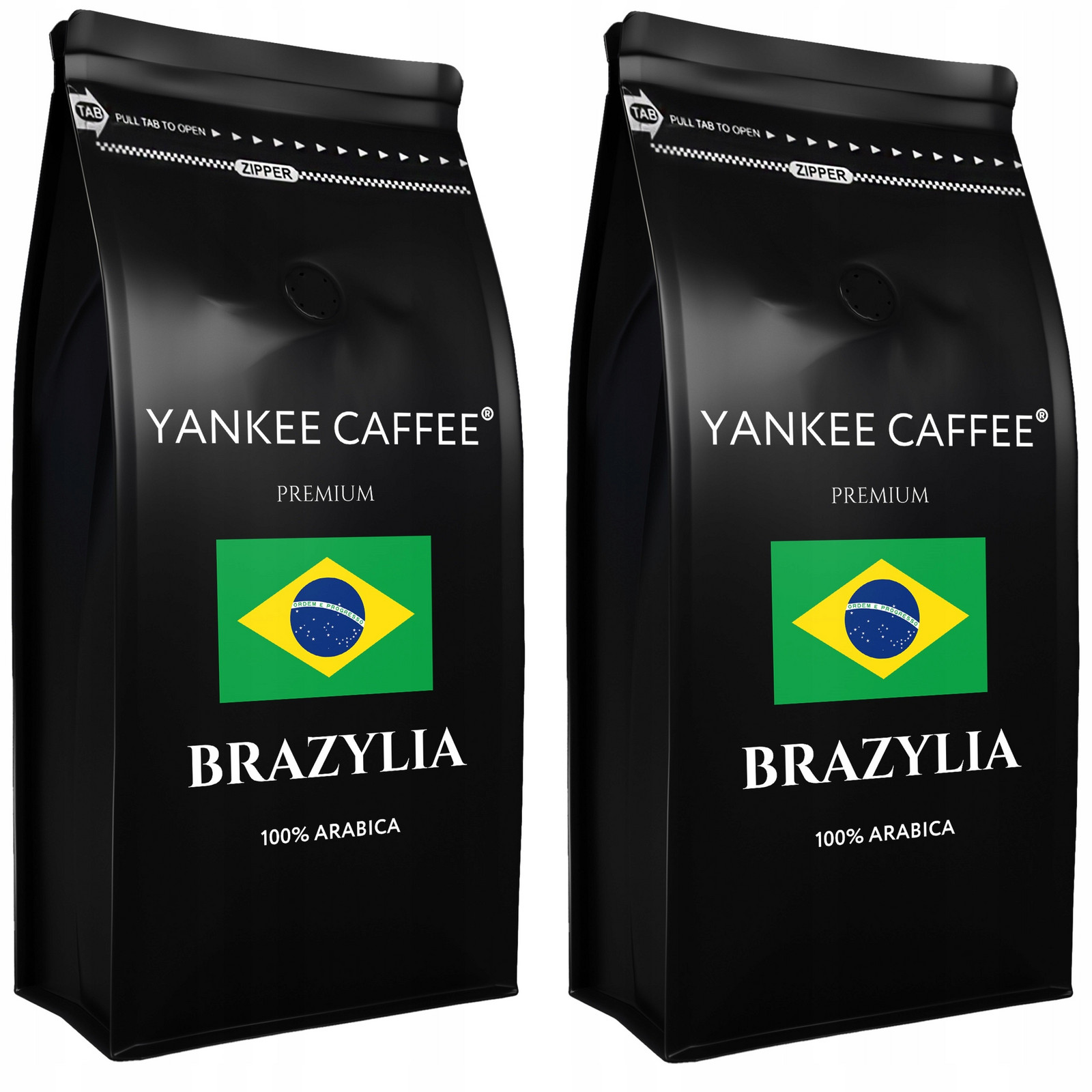 Káva zrnková 2kg 100% Arabica čerstvě pražená z pražírny Brazílie (2x1kg)