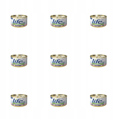 Life Cat Plechovka Kitten Tuňák 85g 9ks