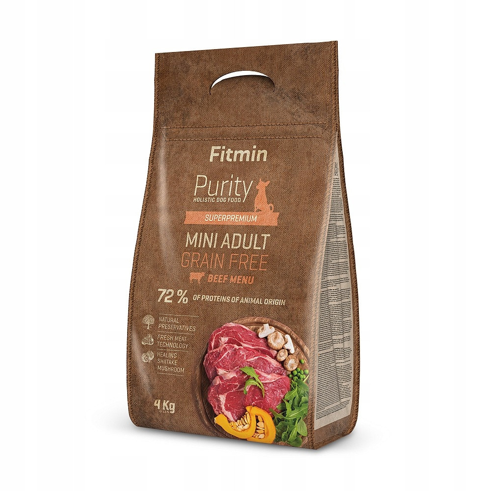 Fitmin Dog Purity Grain Free Adult Mini Beef 4 kg