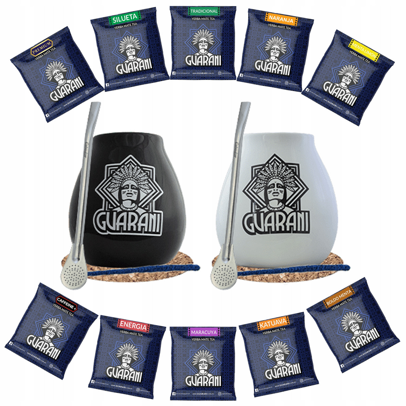 Sada pro pár Yerba Mate Tykwa 10x50g 500g 0,5kg