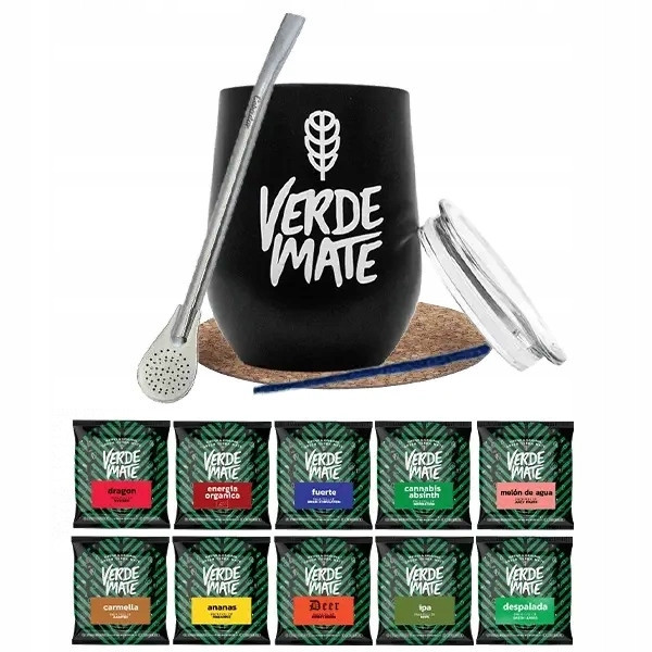 Sada pro Yerba Mate Yerbomos Termolid Verde Mate 10x50g 350ml