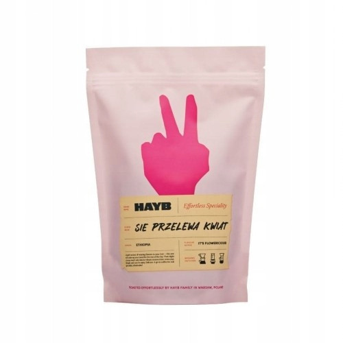 Káva zrnková Hayb Se Přelévá Květ 1kg