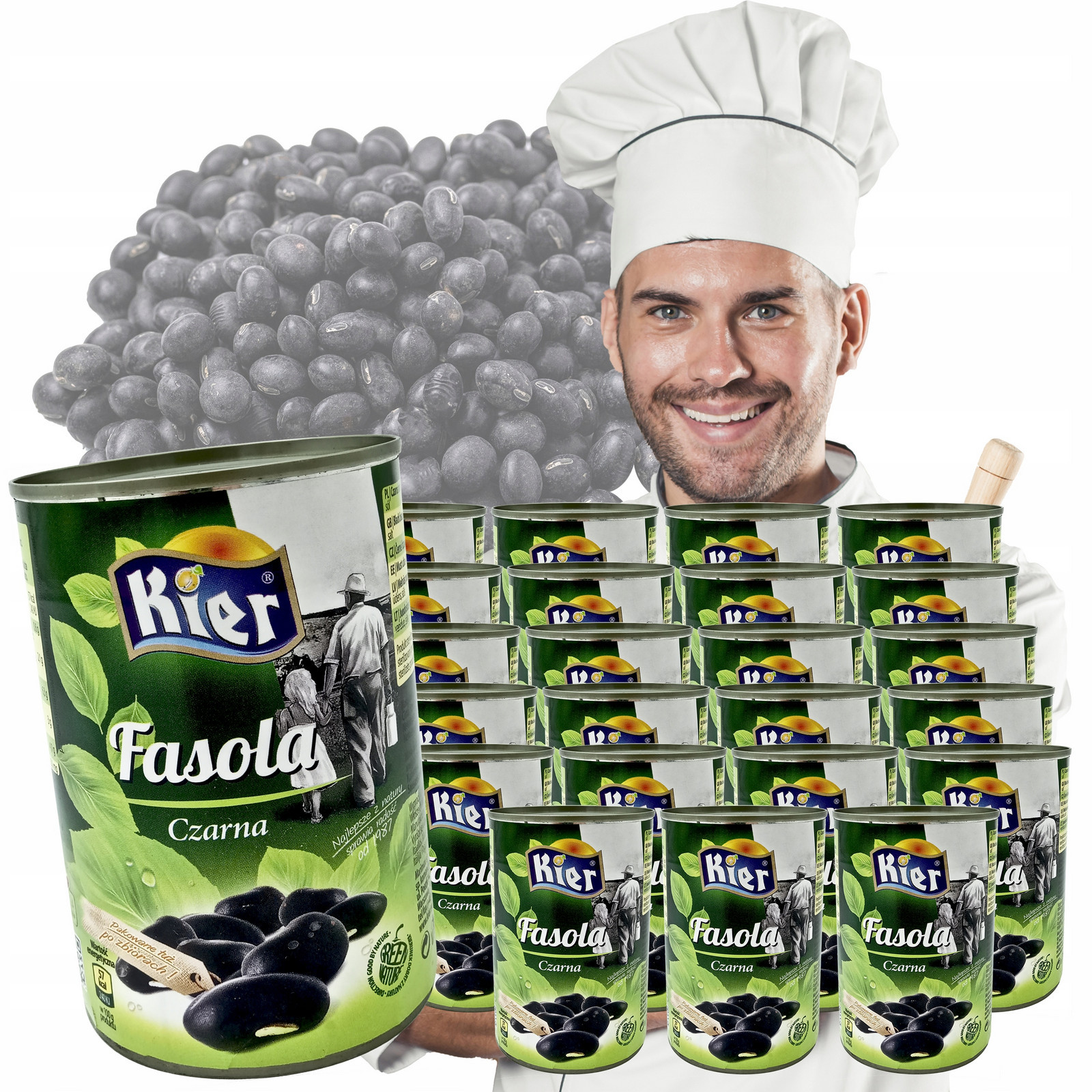 Fasola Černá Kier 400G x 24 Hřebíček Hurt