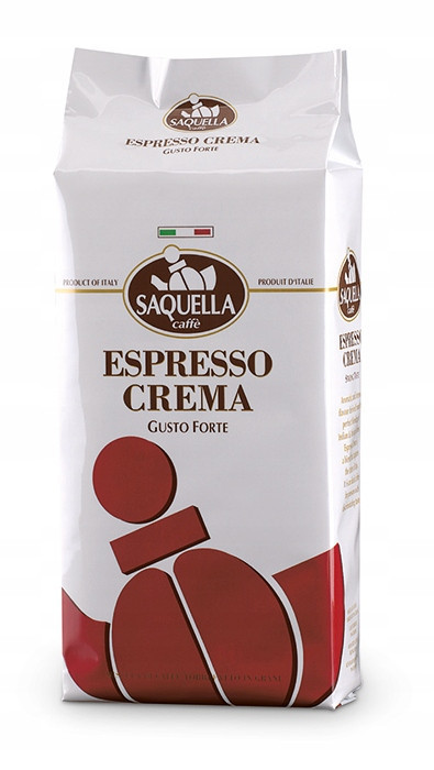 Saquella Káva zrnková Espresso Crema 1kg