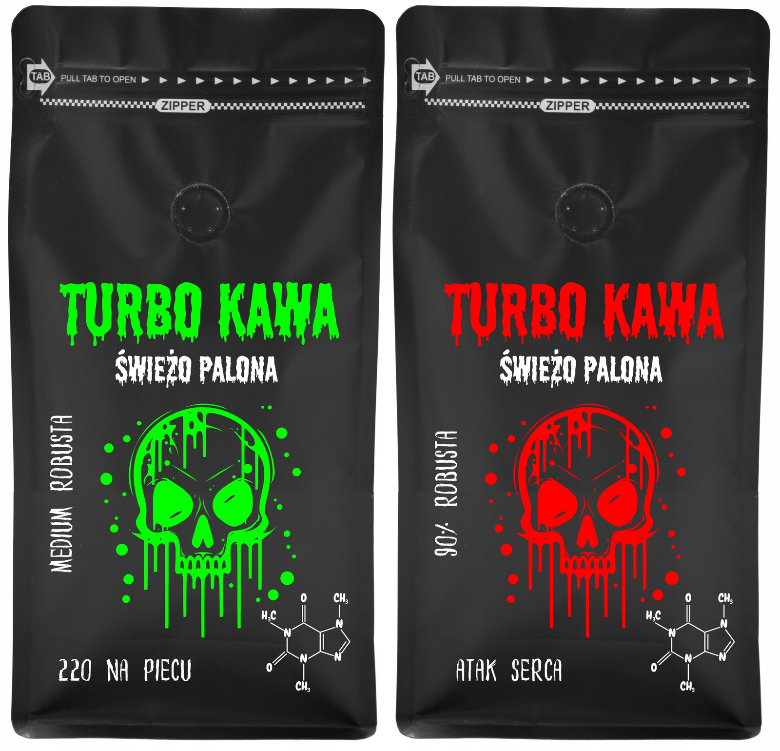 Turbo Káva zrnková Do kávovaru 2x1kg Robusta/Arabica Silně Povzbuzující