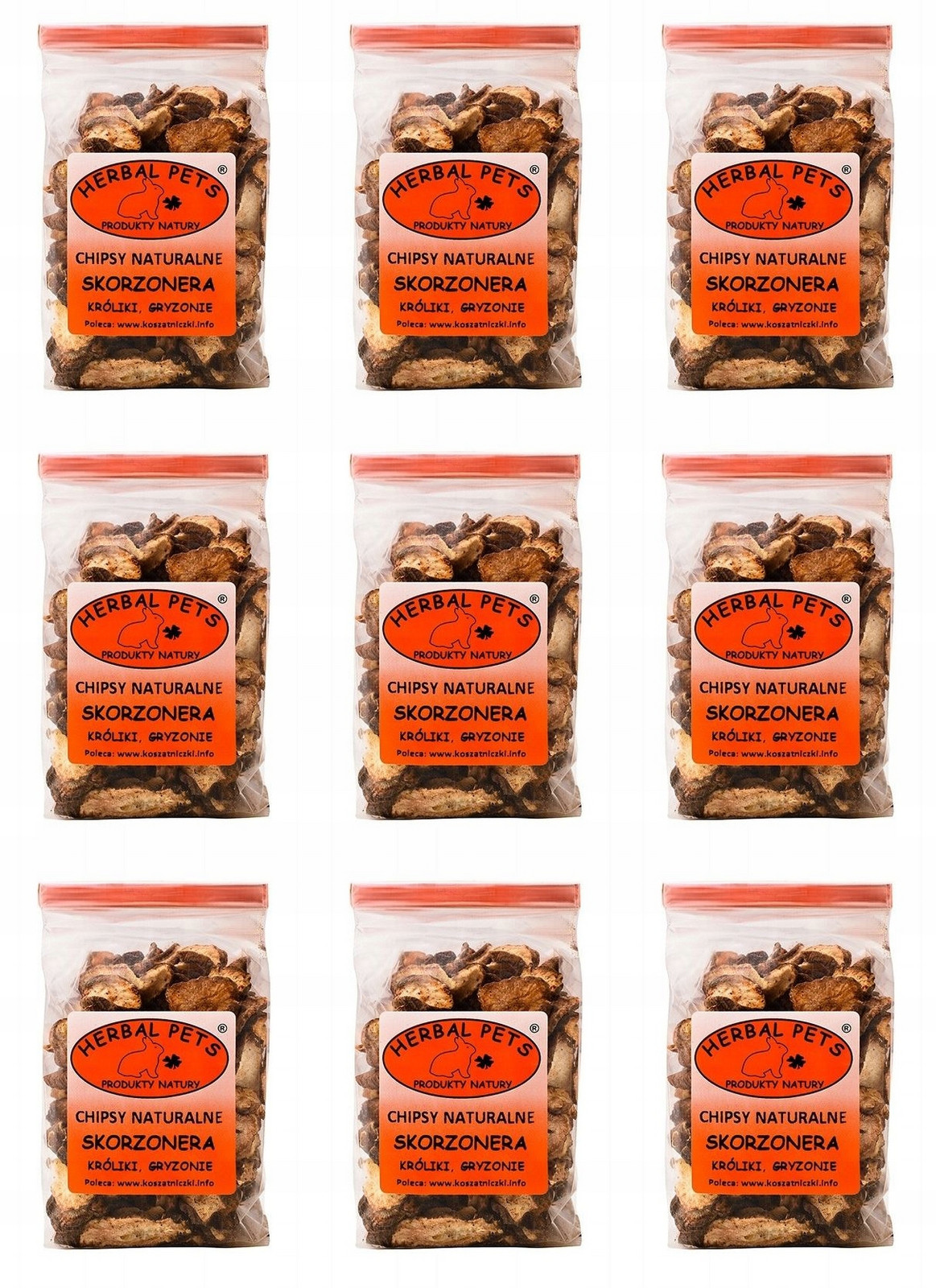 Zeleninové pochoutky Herbal Pets 9x0,075 kg