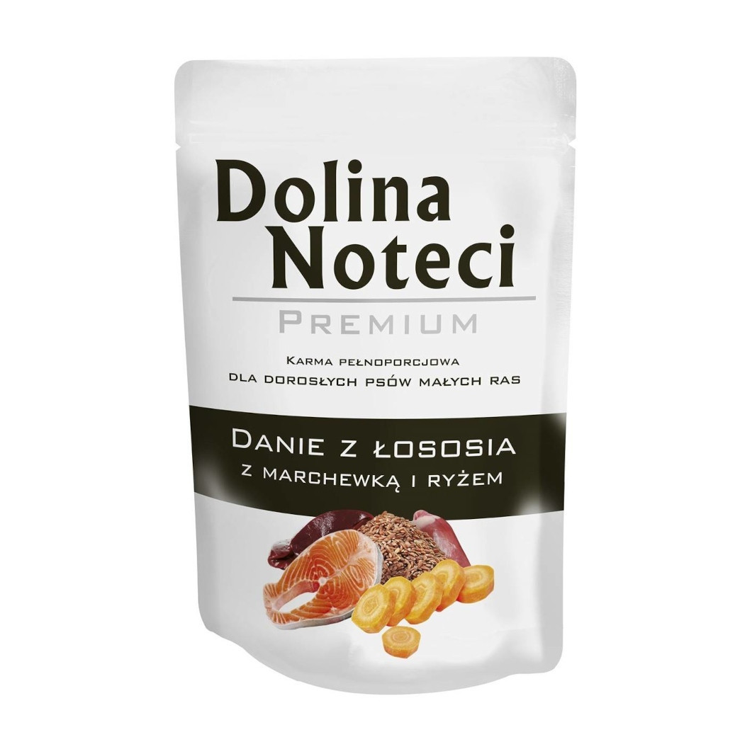 Dolina Noteci Jídlo Losos mrkev rýže 10x300g pro všechna plemena