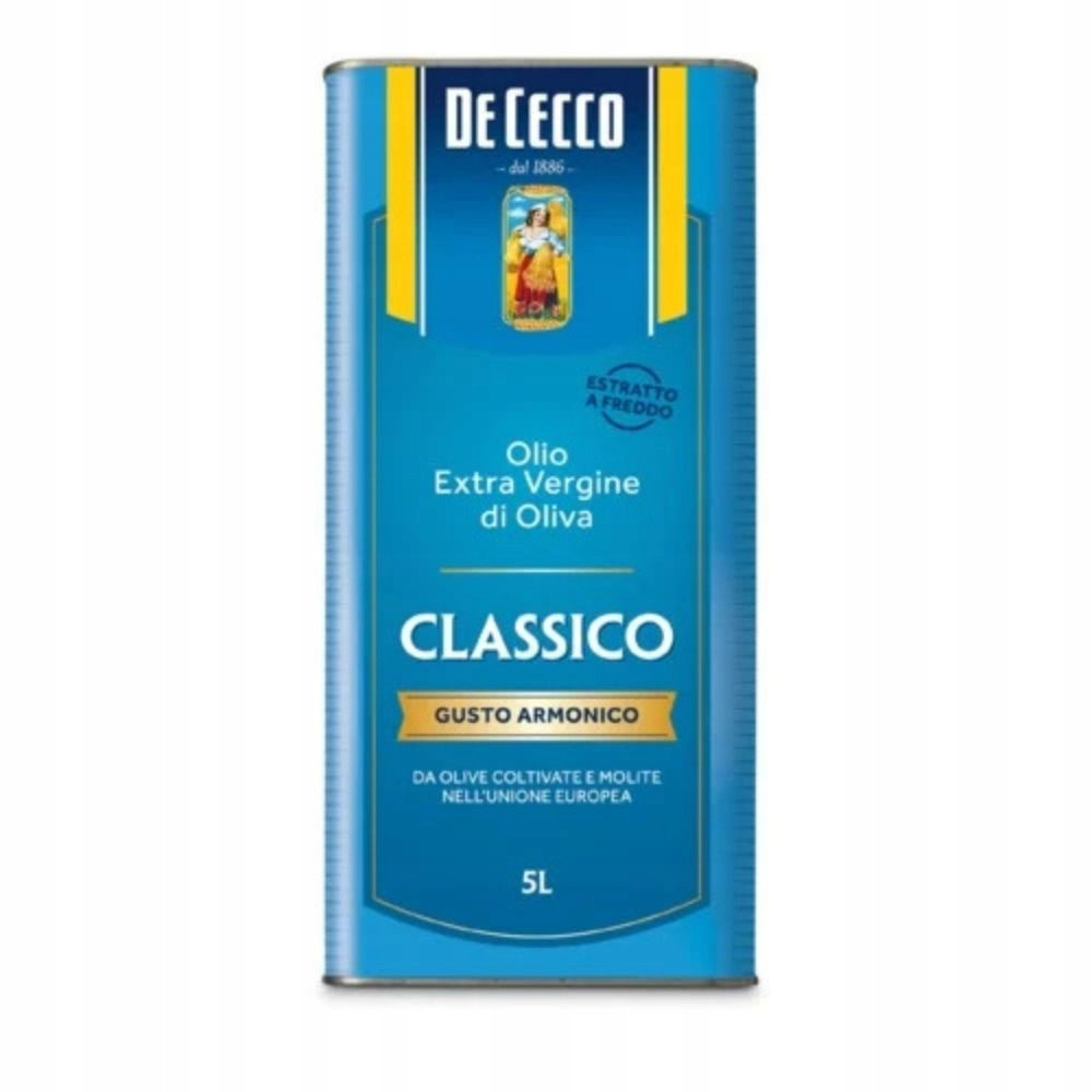 De Cecco Olio Extra Vergine di Oliva Classico 5L – Olivový olej