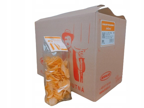 Cyrilovy Bramburky hořčicové české chipsy 100 g Set 20 ks