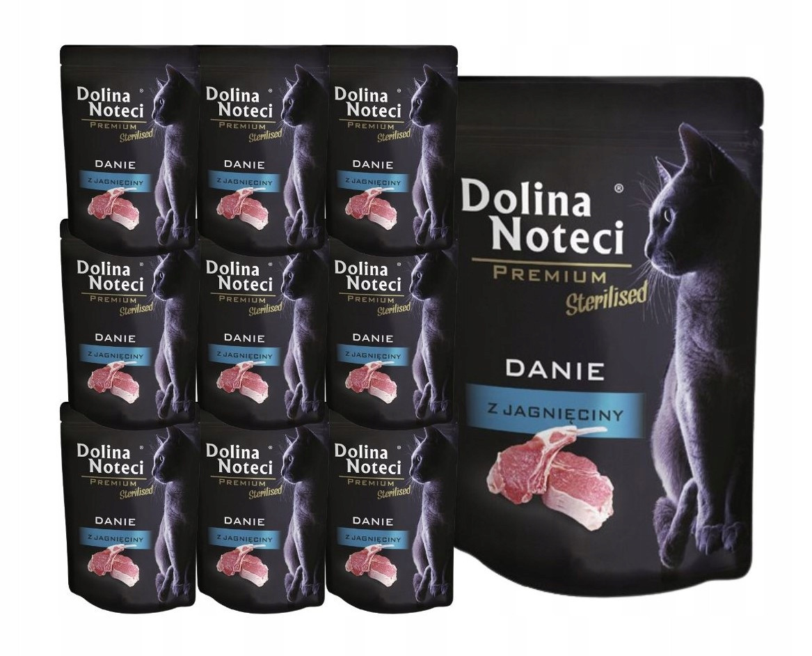 Dolina Noteci Premium vlhké krmivo z jehněčího masa sterilizovaná kočka 20 x 85 g