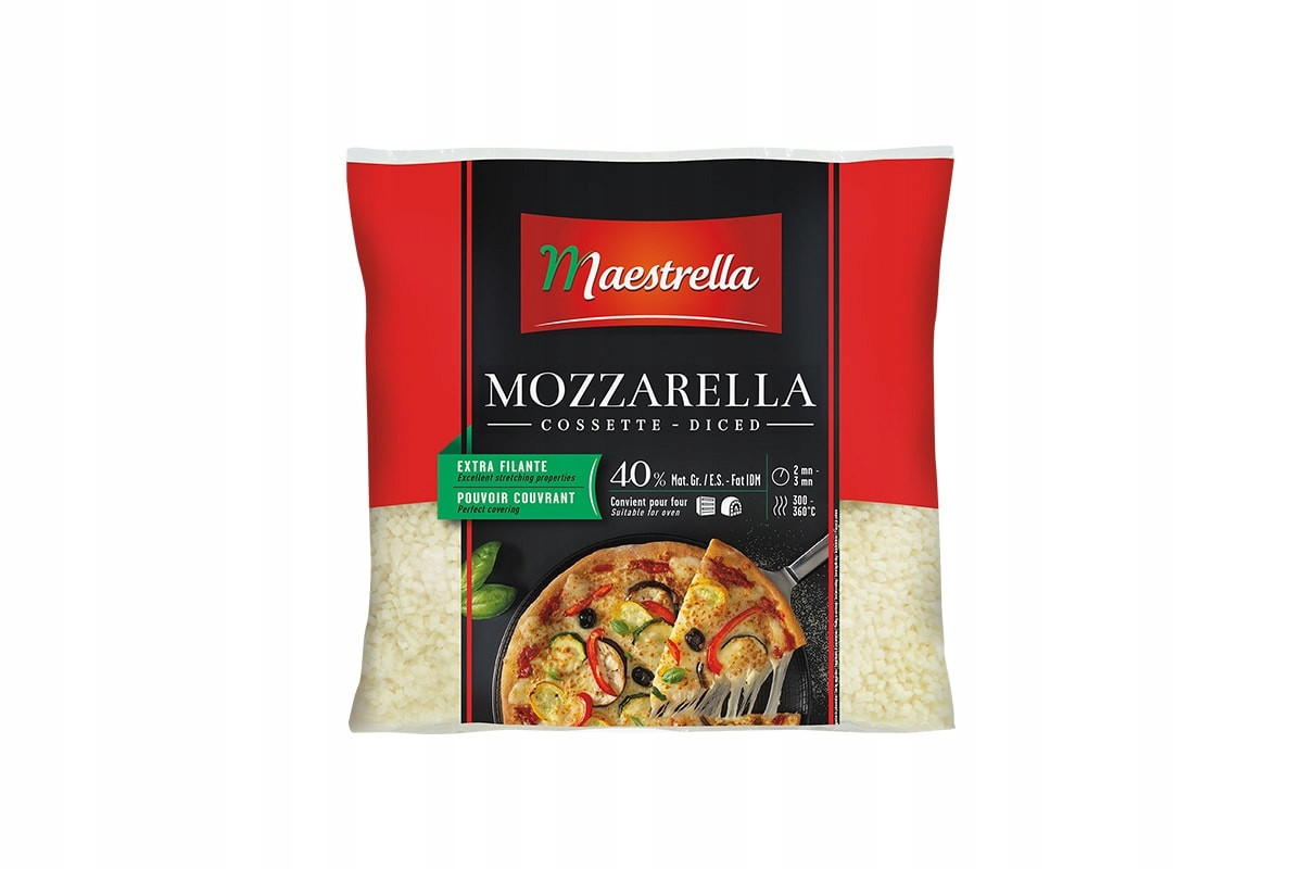 Mozzarella Kostka 2.5kg Maestrella
