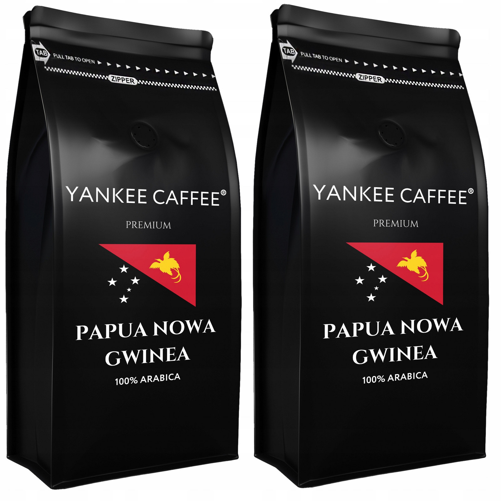 Káva zrnková 2x1kg 100% Arabica Papua Nová Guinea Pro kávovar a přepad