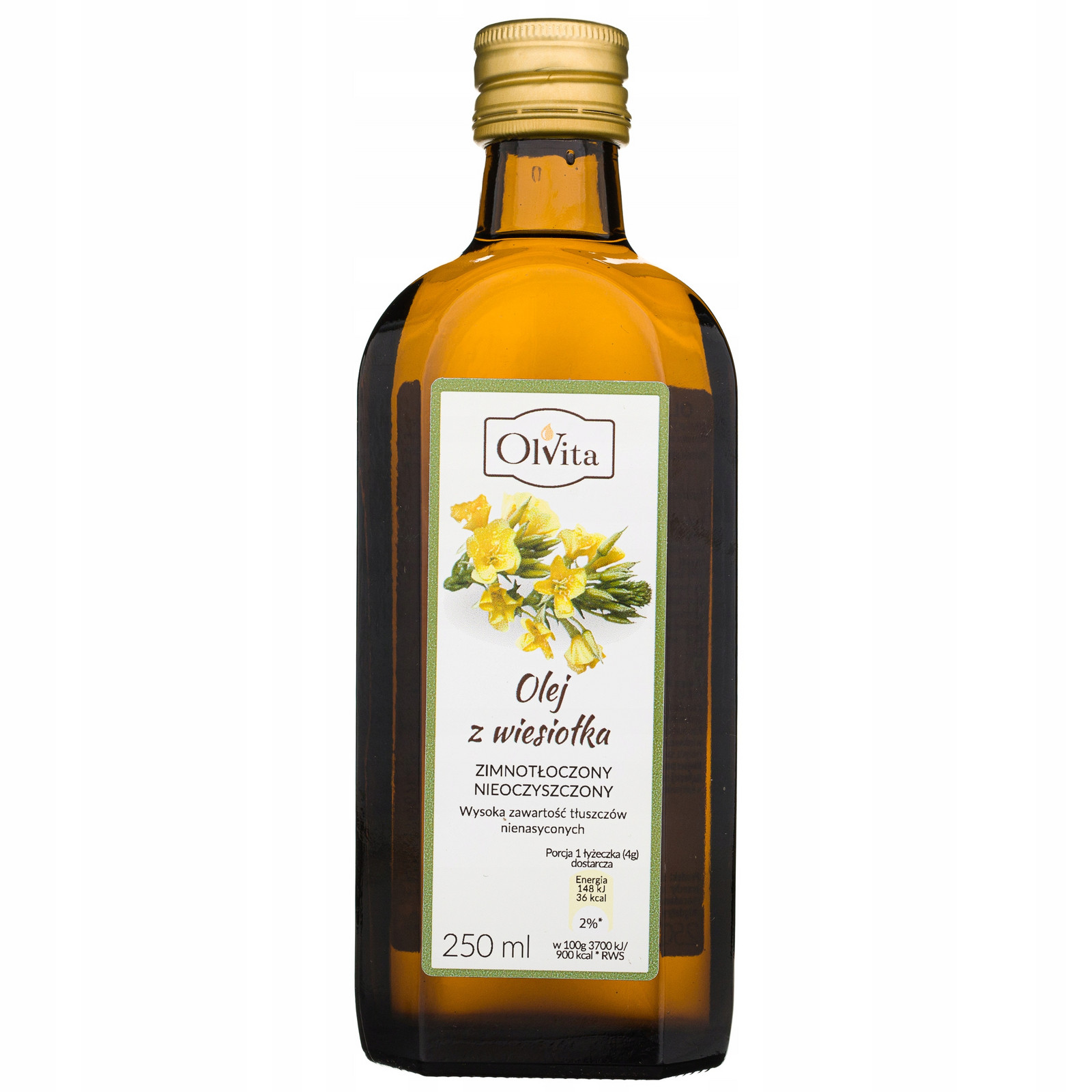 Pupalkový olej za studena lisovaný nevyčištěný 0,25