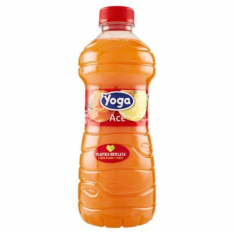 Sada 6 Kusů Italské šťávy Yoga Ace Pomeranče, mrkev a citron 1L