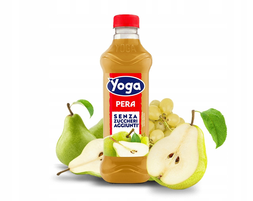 6X Yoga Italský hruškový nektar bez cukru Pera Senza Zucchero 1