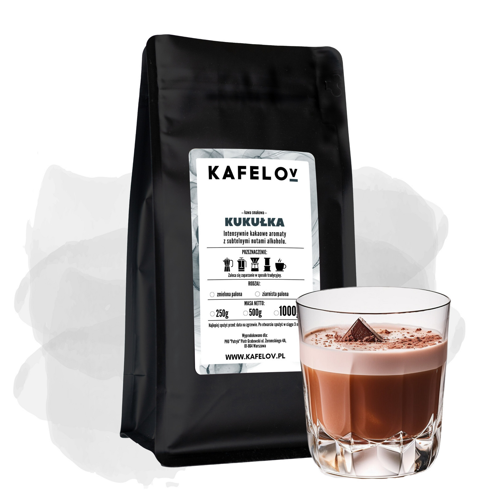 Káva Kafelov ochucená Kukulinka 1000g mletá