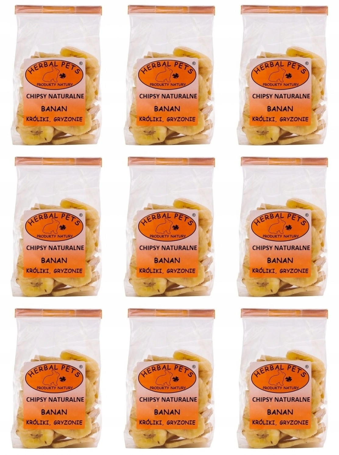 Ovocné pochoutky Herbal Pets 0,075kg Banana, 9ks