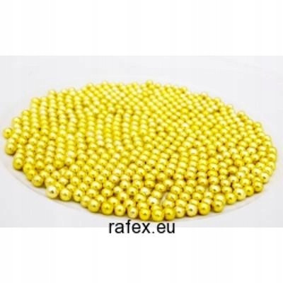 Perličky Jedlé Zlaté (5mm) 1 Kg