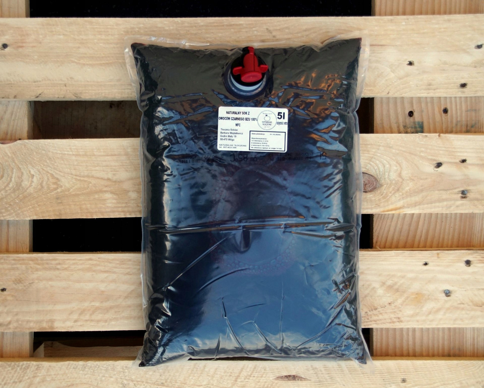 Šťáva z Černého Bzu 100% 5l (nfc, lisovaná, BiB)