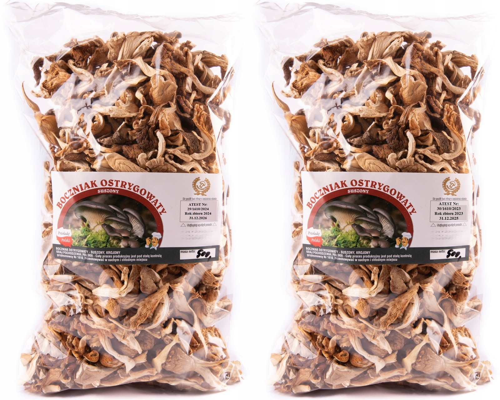 Hlíva Ústřičná Krájená 10kg Pl Atest 2024 Nová Sklizeň sušené houby