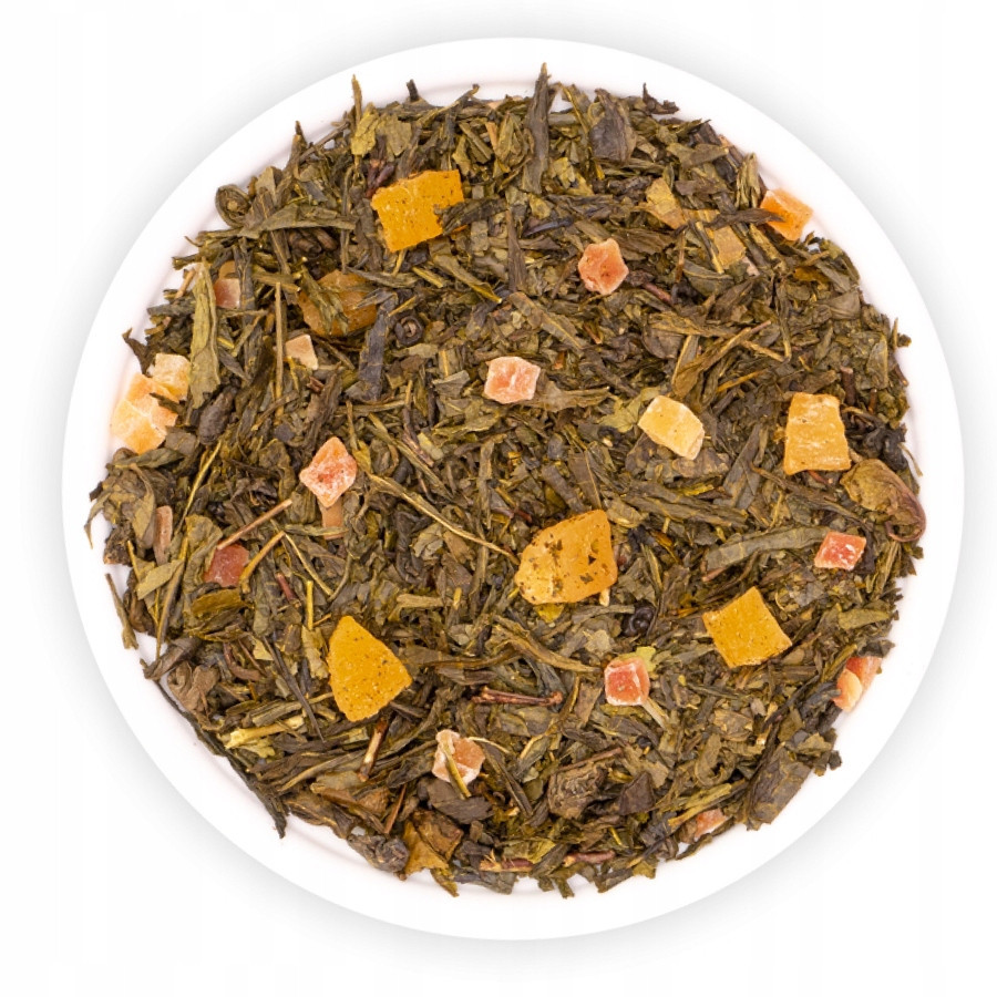 Čaj Zelený Listový Sencha Gunpowder Ananas Papája Ráno Teaverso 500G