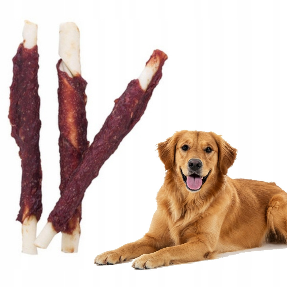 Psí pamlsek Filety z hovězího masa na tyči 500 g