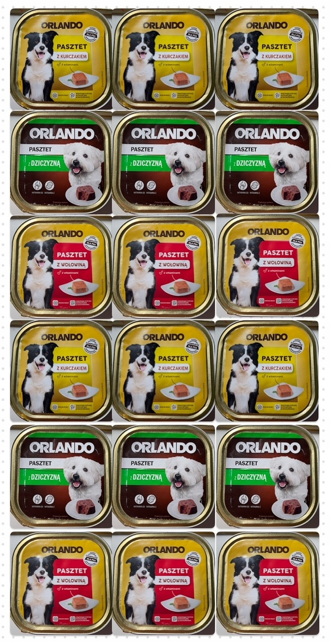 orlando paštika 18x300 gr mix chutí