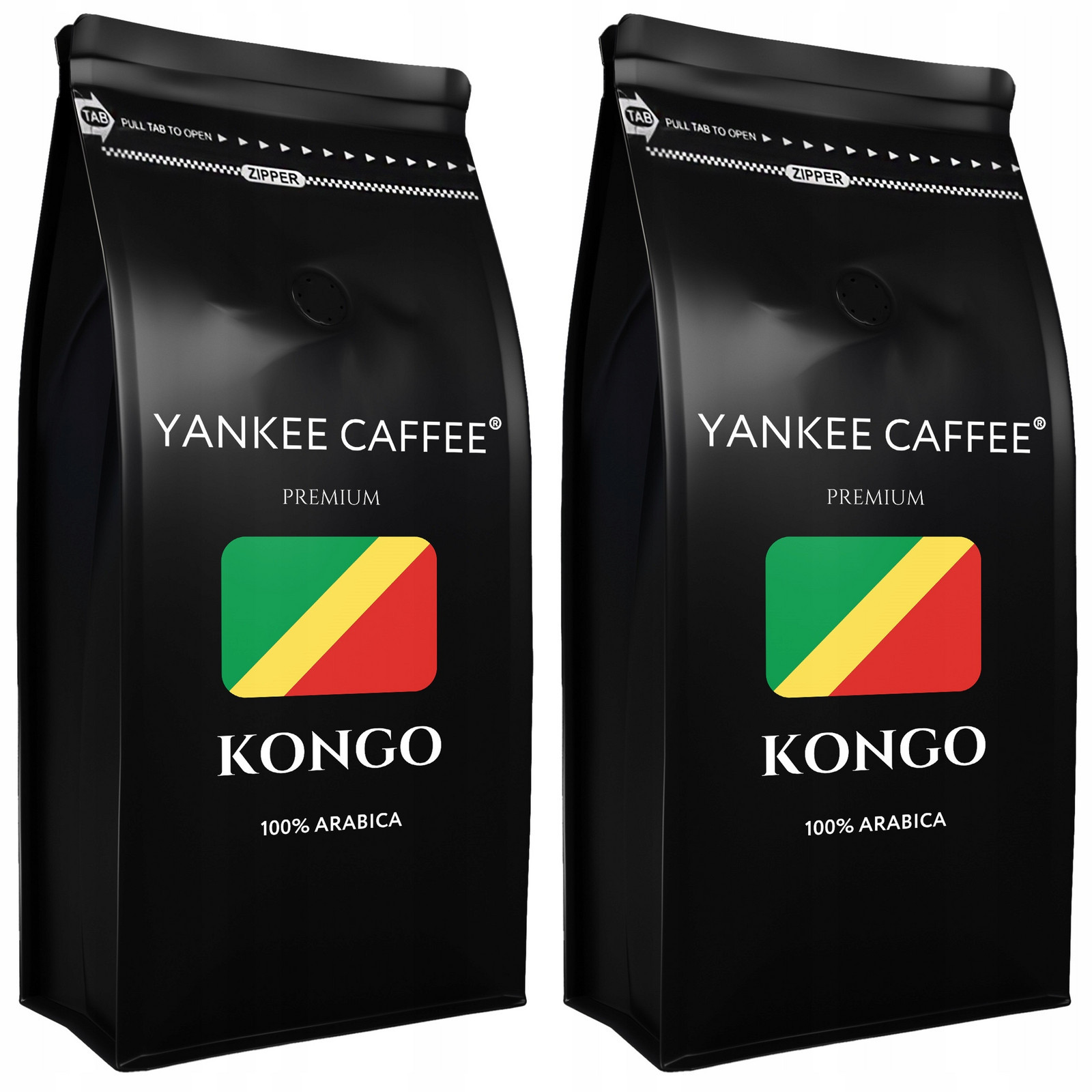 Káva zrnková 2x1kg 100% Arabica čerstvě pražená Kongo Do kávovaru