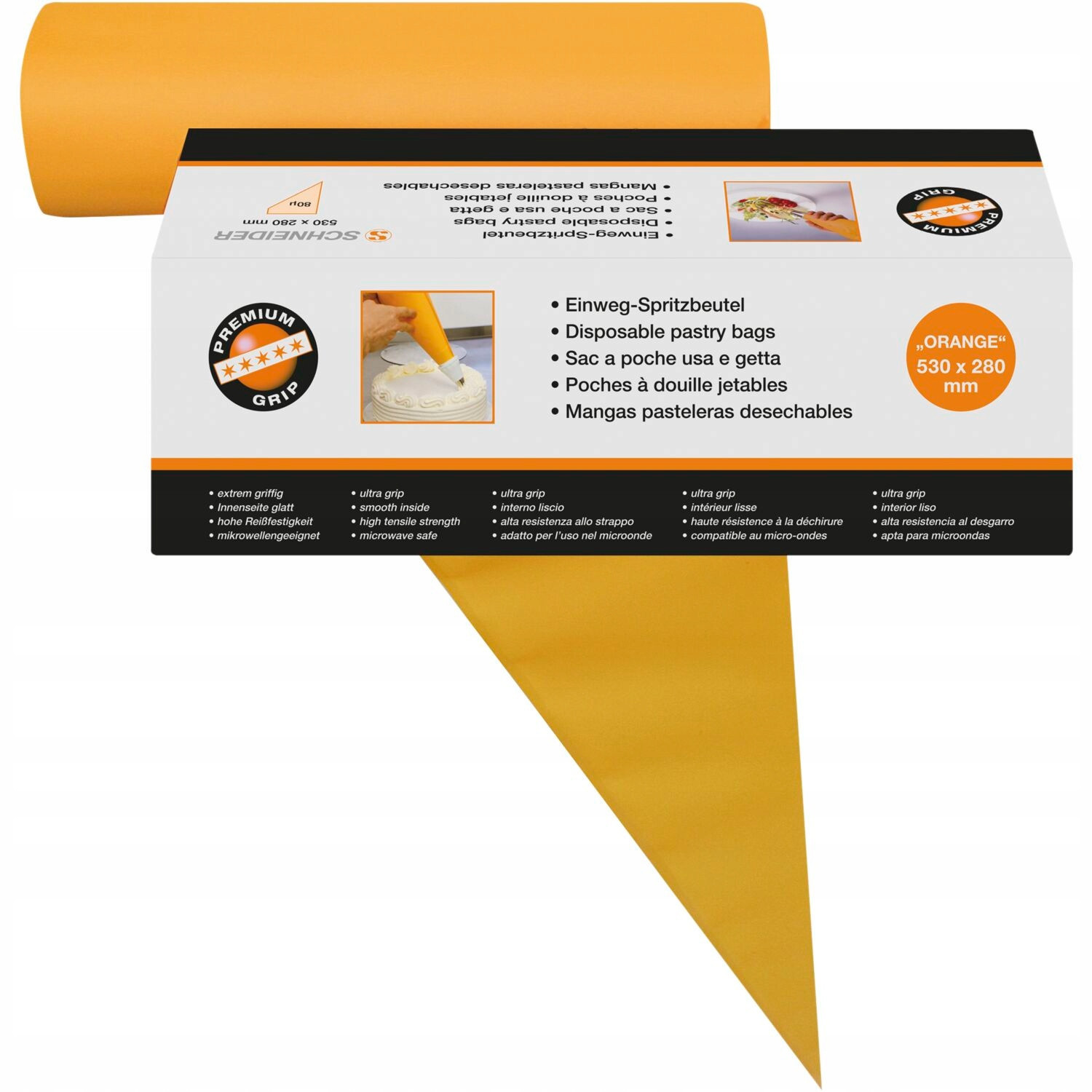 Schneider Jednorázové cukrářské sáčky, 1000 kusů, délka 530 mm, šířka: 280
