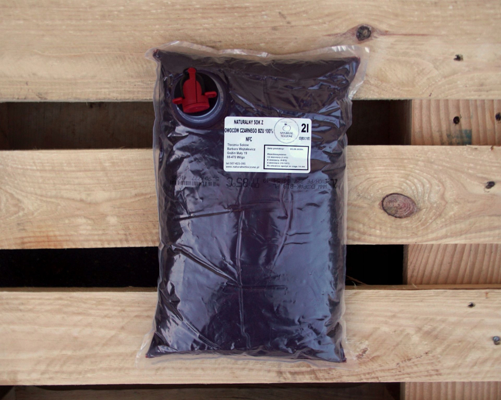 Šťáva z Černého Bzu 100% 2l (nfc, lisovaná, BiB)