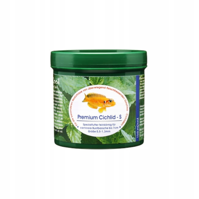 Naturefood Premium Cichlid S Krmivo v granulích pro ošetřovatele 200g