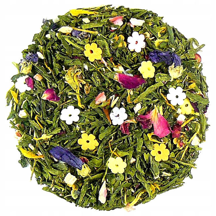 Čaj zelená Sencha Květinová louka vanilka 1kg