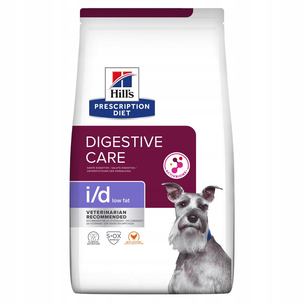 Hill's Pd Canine I/D care digestivní Low Fat 1,5 kg
