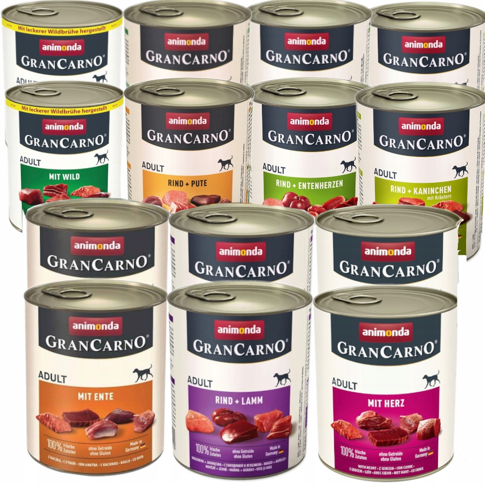 Animonda GranCarno MIX 7 Příchutí krmivo pro psy 14x800g