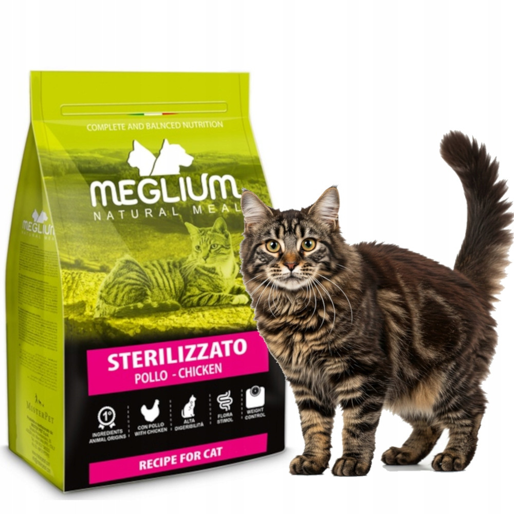 Meglium Cat pro dospělé kastrované kuře 10kg