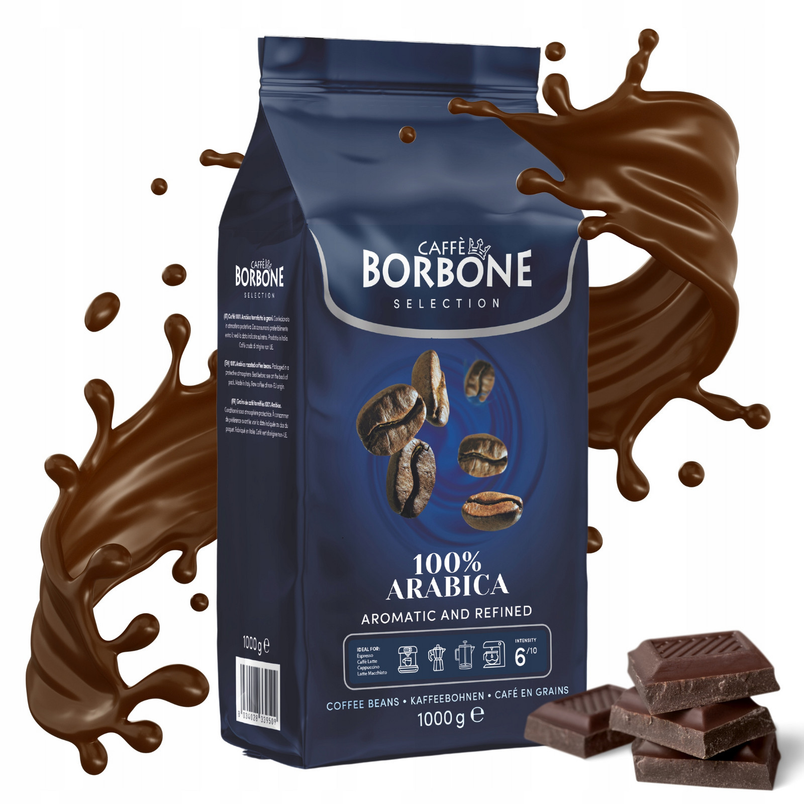 Káva zrnková Borbone 1kg 100% Arabica Espresso v zrnech Italská