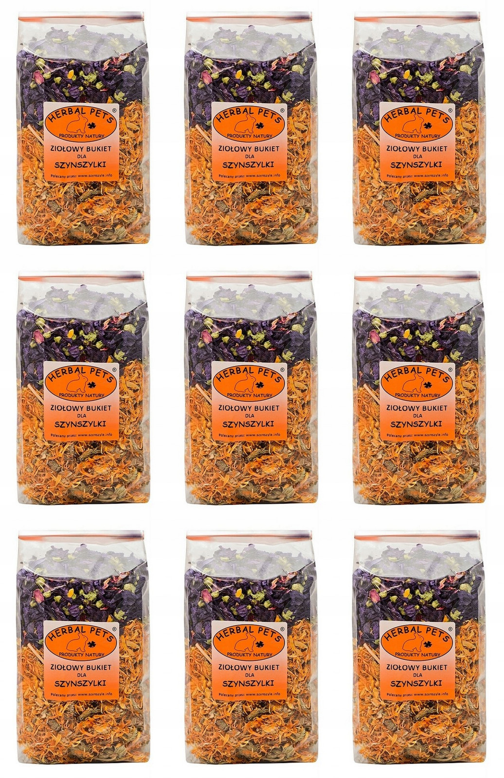 Bylinná kytice pro činčily Herbal Pets 9x100g