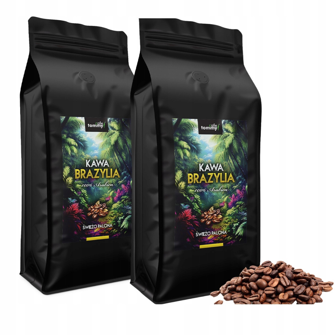 Tommy Cafe Káva Zrnková 100% Arabica Brazílie 2 kg