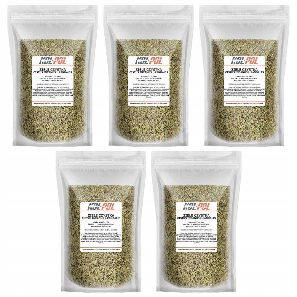Čistič Sušený 5kg Cistus Incanus bylina čistka čaj kvalita Kol-Pol
