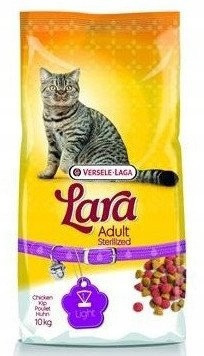 Versele-Laga Lara Adult Sterilized 10kg krmivo pro sterilizované kočky