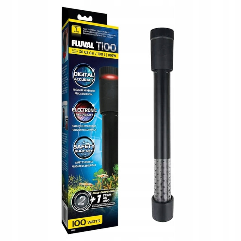 Fluval T100 Fully 100W akvarijní ohřívač