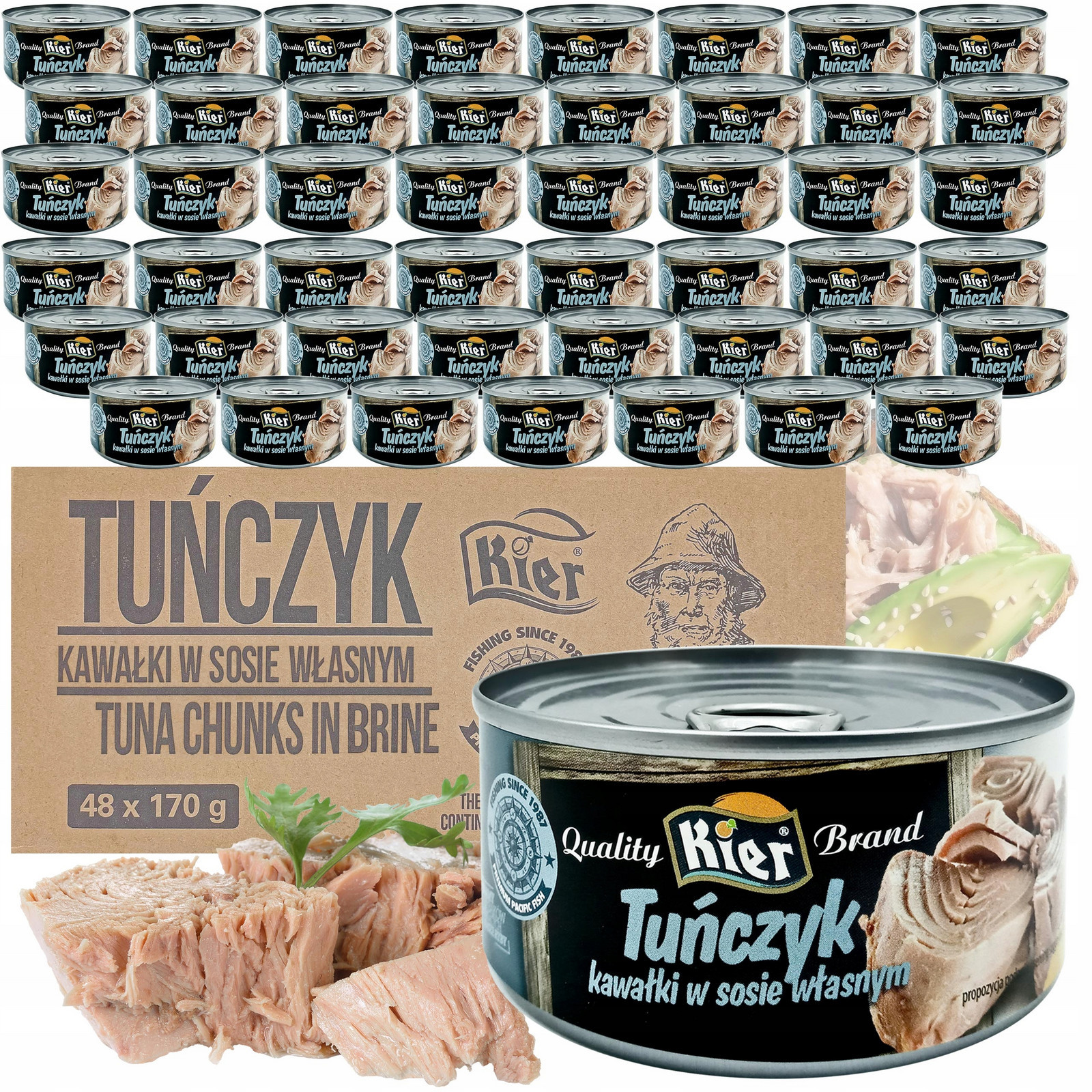 Tuňák Ve Vlastní Šťávě Kier 170g Karton