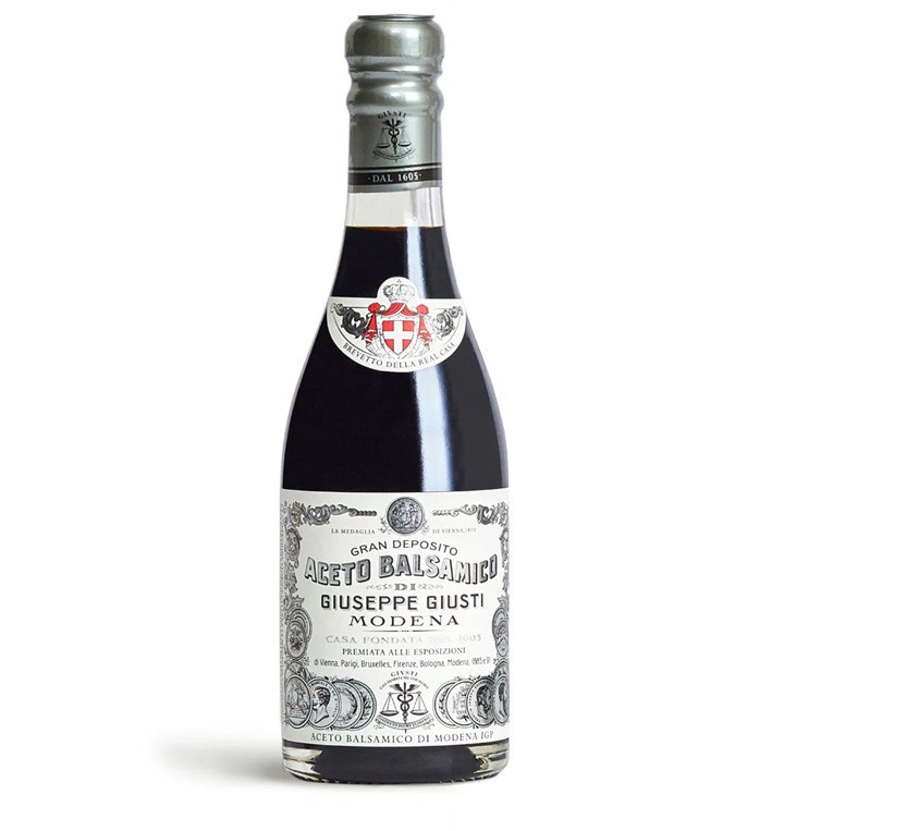 Balzamikový ocet Giusti láhev 250 ml z Modeny Italský Medaglia d'Argento