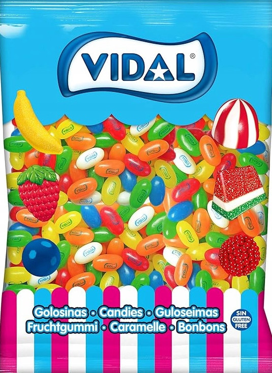 Vidal želé bonbony ovocné fazole 2 kg