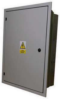 Elektroměrový rozvaděč RE 10.Z. B25/3 pro fotovoltaiku s vypínačem pro PRE šedá