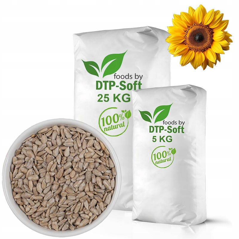 Slunečnicová Semínka Loupaná 30kg Přírodní vysoká kvalita