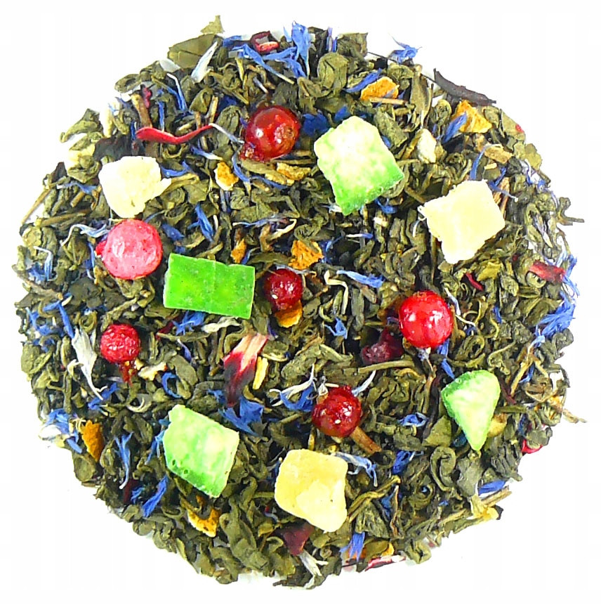 čaj Zelený ovocný koktejl Ananas rybíz 1kg